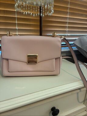 Michael Kors Blush Pink Leather Crossbody Bag